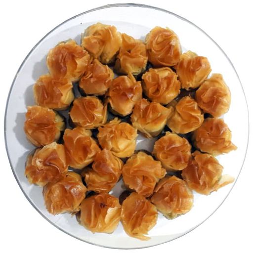 شیرینی باقلوا گل کریستال سنتی قزوین (750گرمی)